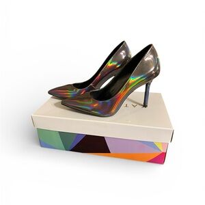 Katy Perry‎ Iridescent Pointed-Toe Stiletto Heels - Size 5.5